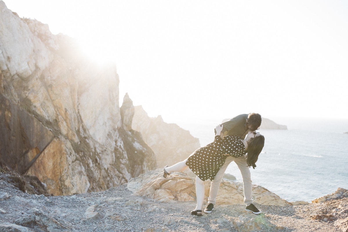 Fotos de boda en Acantilados - Cabo de Peñas - Preboda Novios