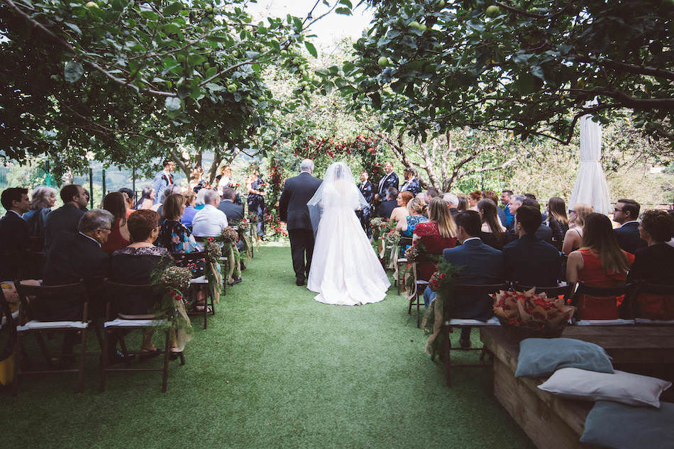 Novia en Llagar de Gijon Campestre