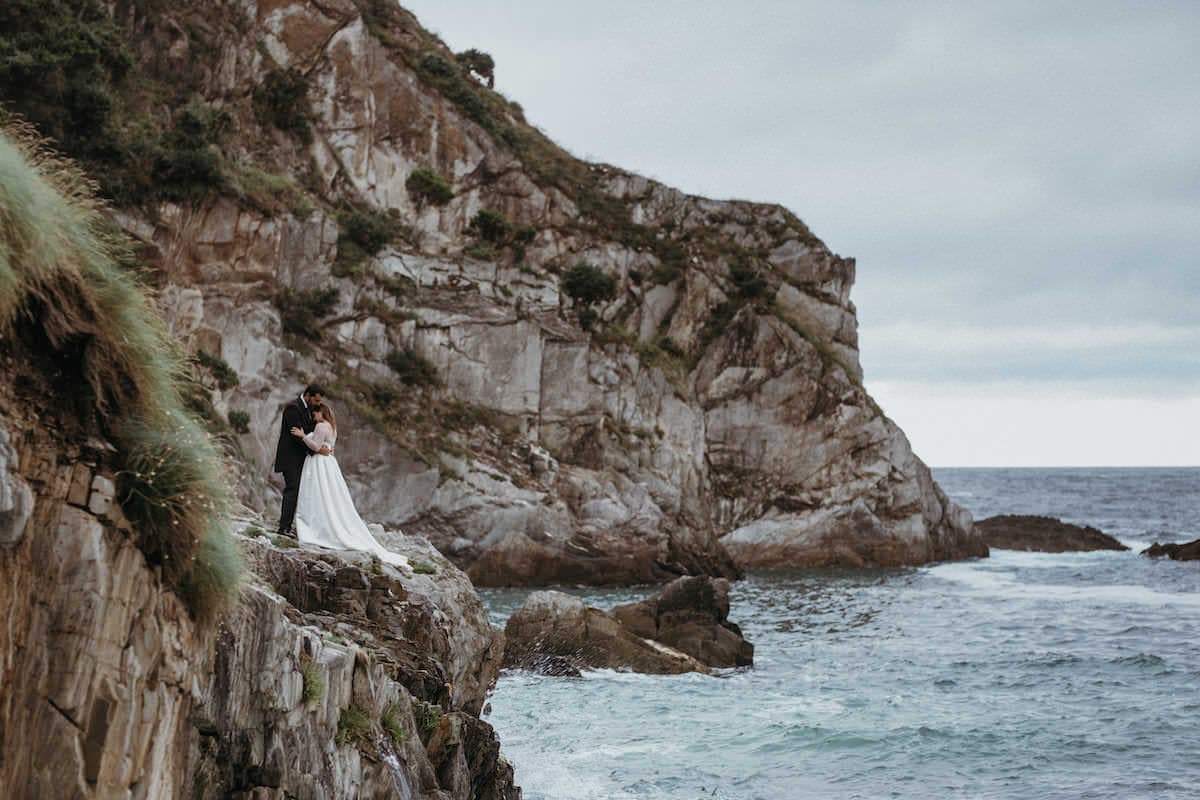 Fotos boda Asturias Costa - playa de la vallina